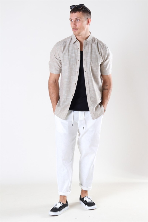 Only & Sons Slub SS Linen Look Koszule Incense