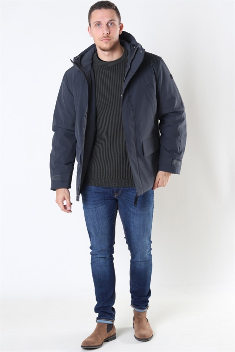 Only & Sons Mads Technical Warm Parka Kurtki Grey