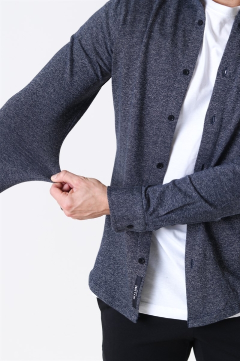 Only & Sons Gabriel LS Strikket Koszule Dark Navy