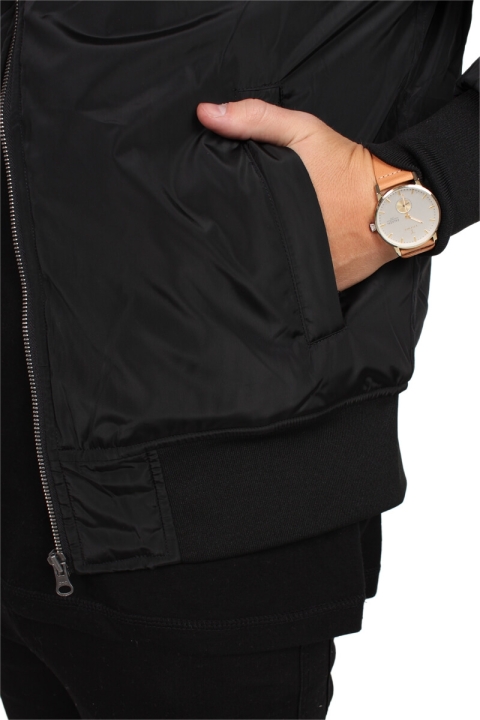 Urban Classics Pilot Bomber Kurtki Black