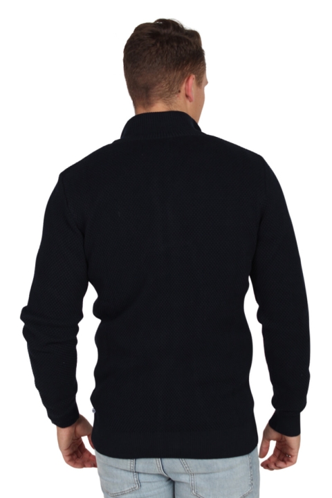 Kronstadt Erik Zip Dzianina Navy/Orange