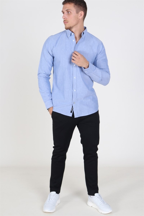 Only & Sons Oliver Organic Oxford Koszule Blue Bell