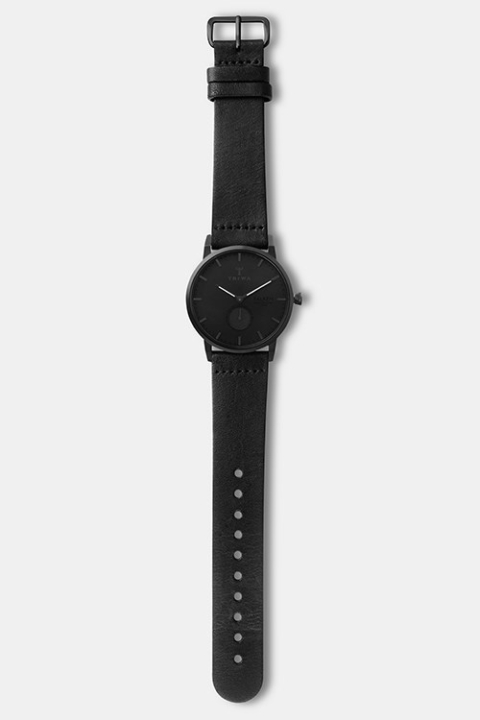 Triwa Midnight Falken Zegarki Black Classic Black Buckle