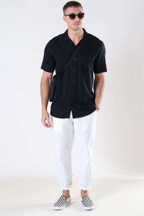 Only & Sons Silo Solid Viscose Koszule Black