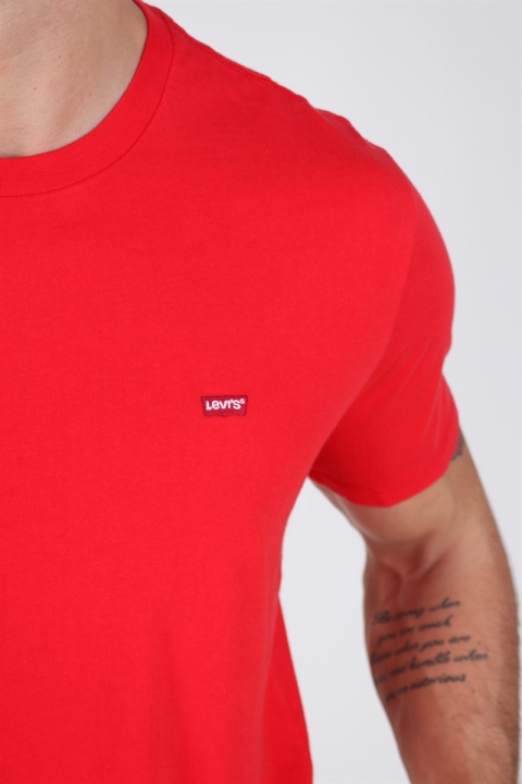 Levis Original T-shirt Brilliant Red