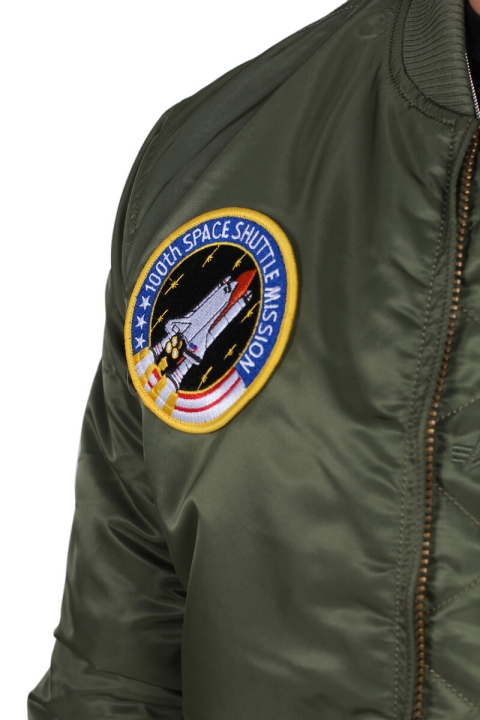 Alpha Industries  MA-1 VF NASA Bomber Kurtki Sage Green
