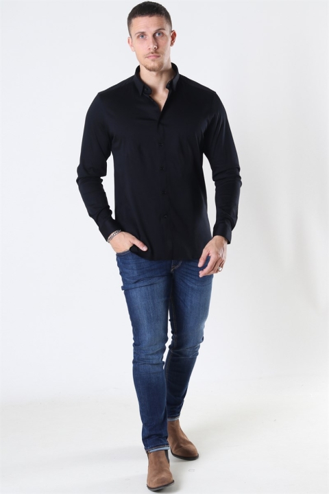 Mos Mosh Marco Jersey Koszule Black