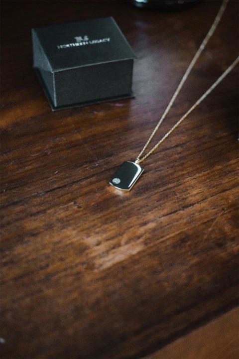 Northern Legacy Vegvisir Tag Naszyjniki Guld