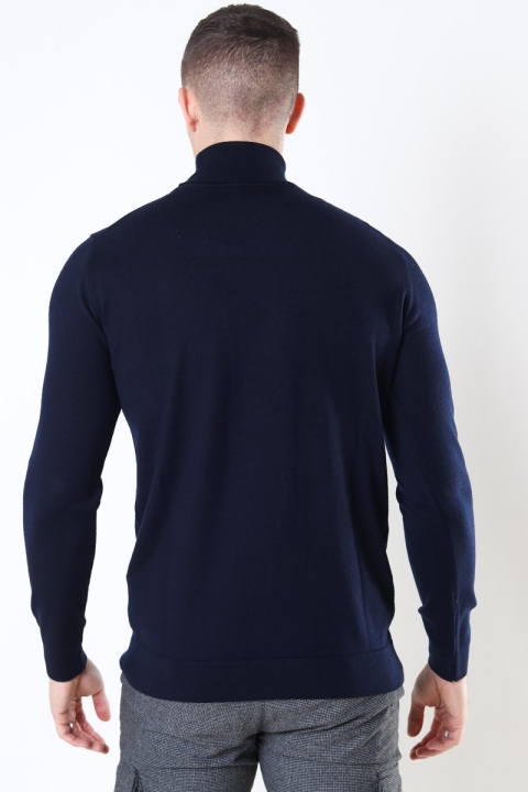 Clean Cut Copenhagen Merino Wool Roll Dzianina Navy
