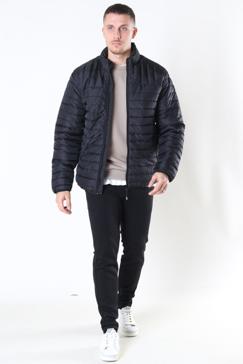 Only & Sons Paul Quilted Highneck Kurtki Black