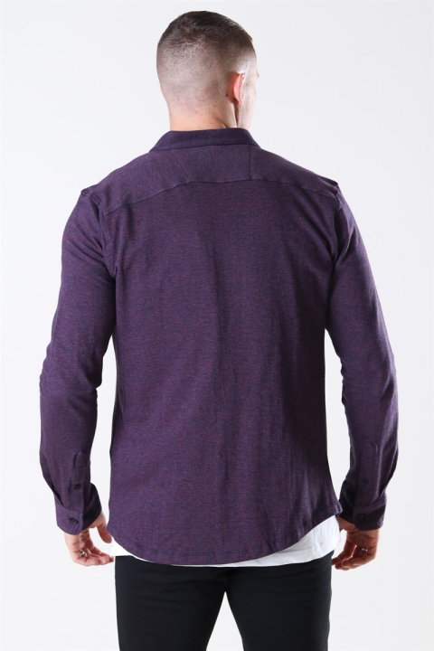 Only & Sons Gabriel LS Strikket Koszule Pompeian Red