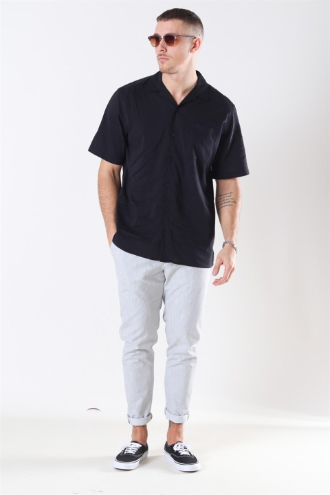 Jack & Jones Jaden Koszule S/S Black Tap Shoe