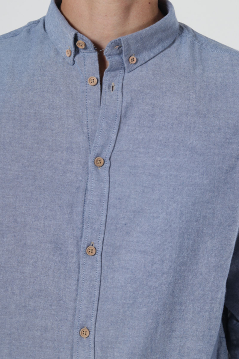 Kronstadt Johan Diego Cotton shirt Navy Mix