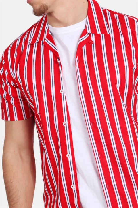 Kronstadt Cuba S/S Gr.81 Koszule Red/White/Blue
