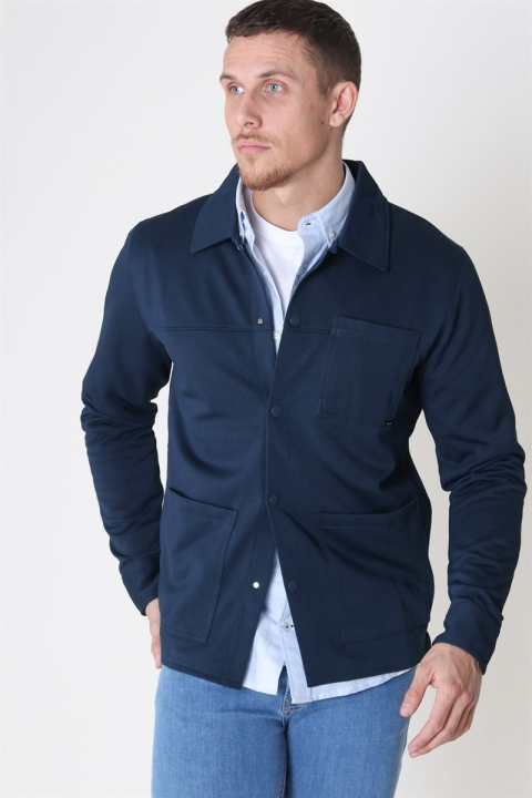 Jack & Jones Cohen Sweat Trucker Kurtki Blueberry