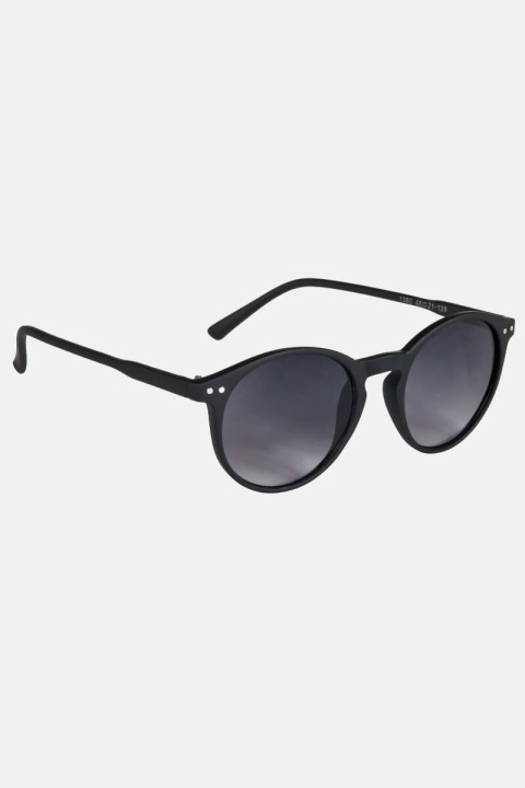Fashion 1380 Panto okulary słoneczne Black Rubber Gradient Grey C2 Lens