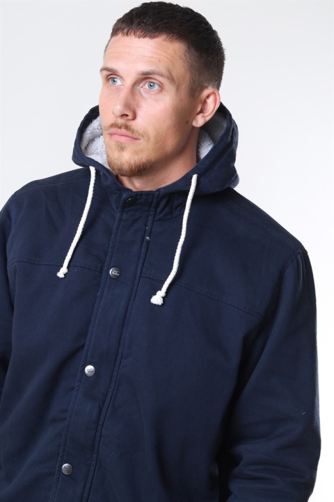 Denim Project Teddy Parka Kurtki Navy