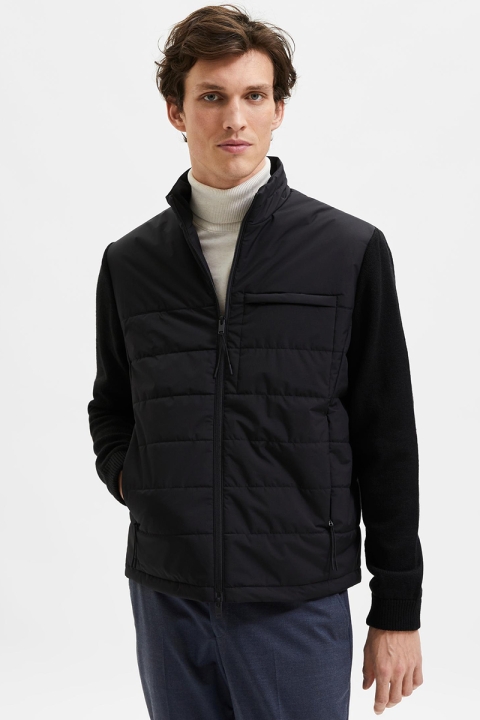 Selected RYLEE QUILTED Kurtki Black