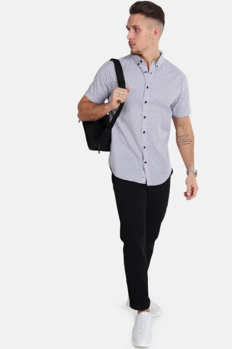 Kronstadt Johan Dolphin S/S Koszule White/Navy