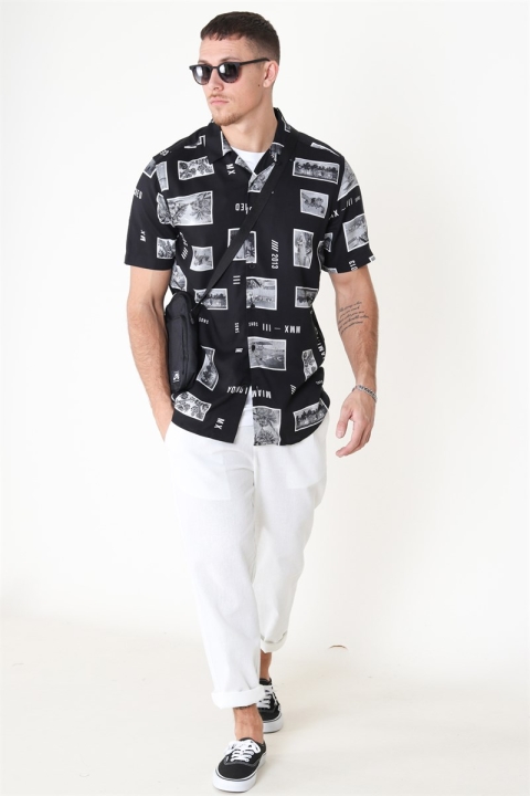 Only & Sons Oliver SS Printed Koszule Black