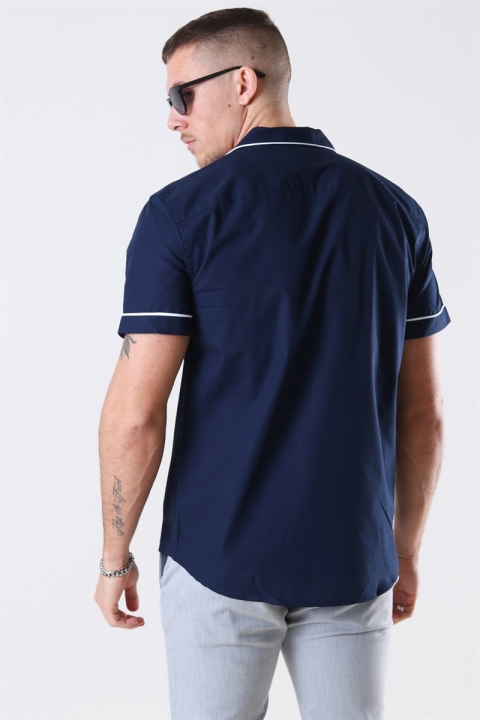 Les Deux Tahiti Koszule Dark Navy