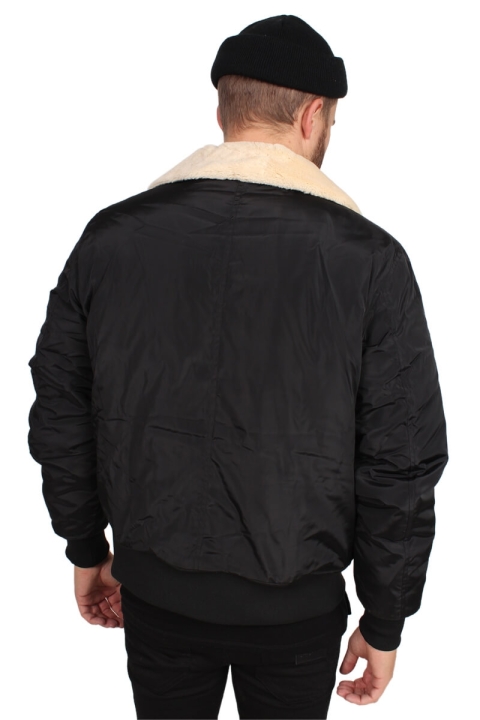 Urban Classics Pilot Bomber Kurtki Black