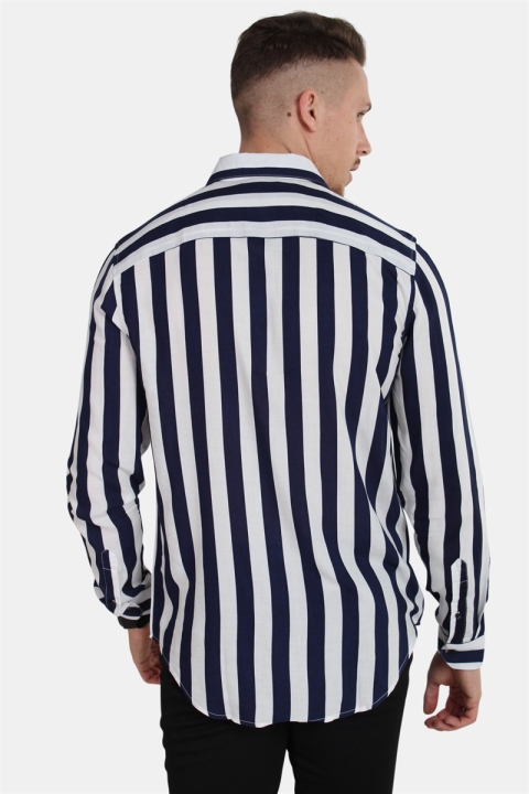 Solid Ting L/S Koszule Insignia Blue
