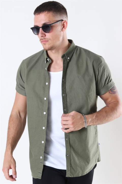 Kronstadt Johan Oxford Washed Koszule Moos