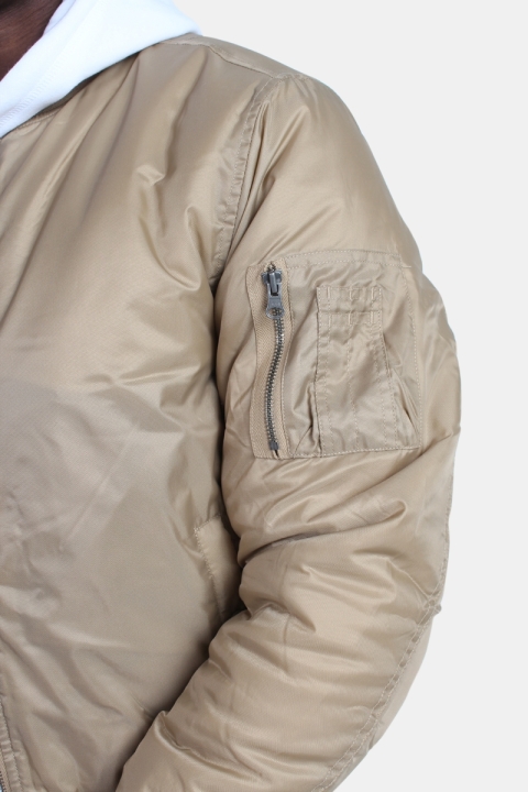 Urban Classics Bomber Kurtki Beige