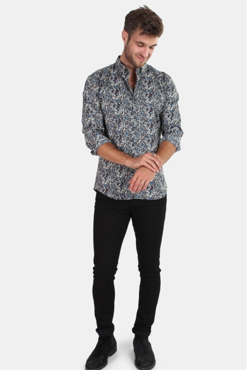 Clean Cut Sälen 70 L/S Koszule Navy