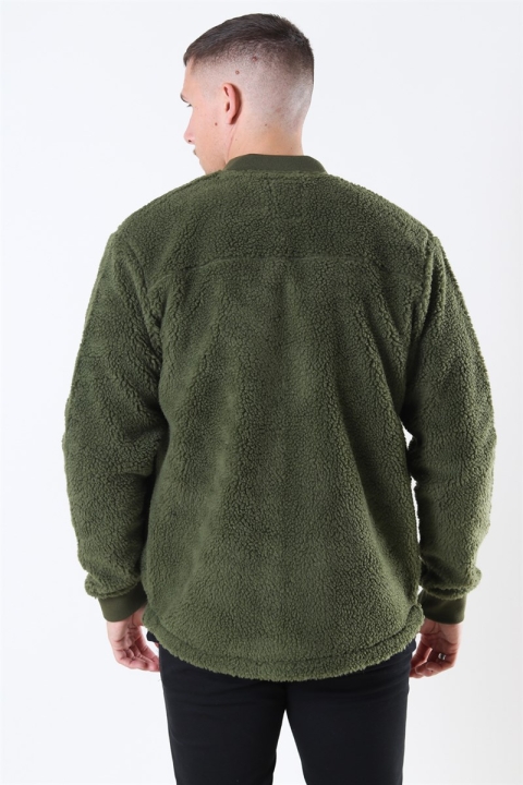 Solid Lon Bomber Kurtki Forest Night