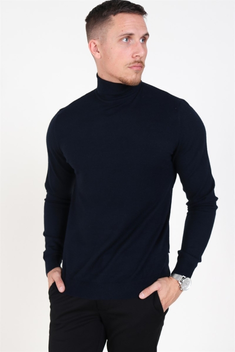 Only & Sons Mikkel 12 Rullekrave Dzianina Dark Navy