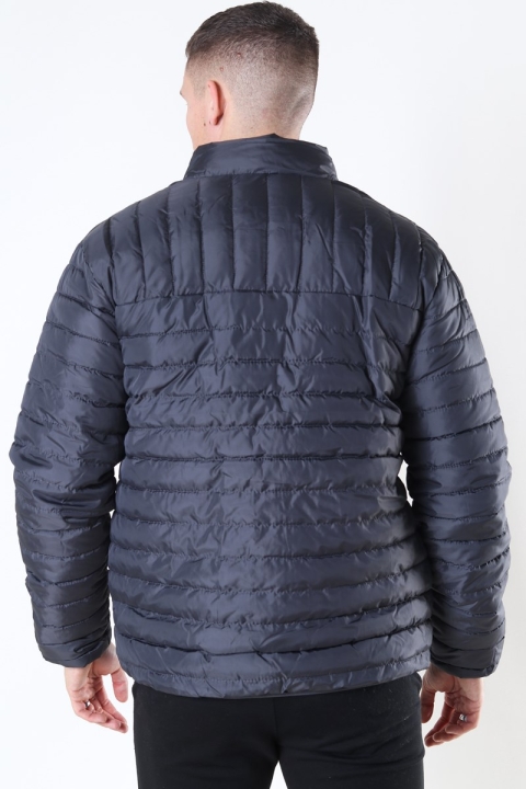 Only & Sons Paul Quilted Highneck Kurtki Grey Pinstripe