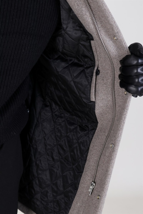 Jack & Jones Roland Wool Parka Kurtki Greige