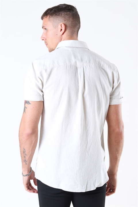 Lindbergh Casual Koszule S/S Sand