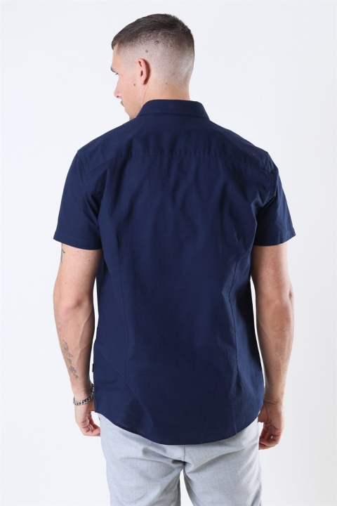Solid Bill BD Lin Koszule Insignia Blue