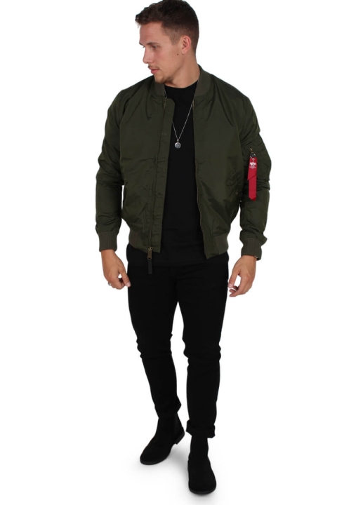 Alpha Industries MA-1 TT Bomber Kurtki Dark Green