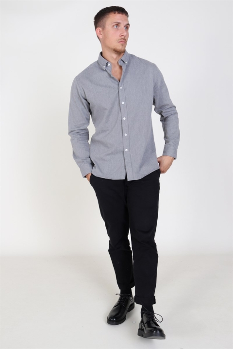 Clean Cut Sälen Flannel Koszule Rock Grey