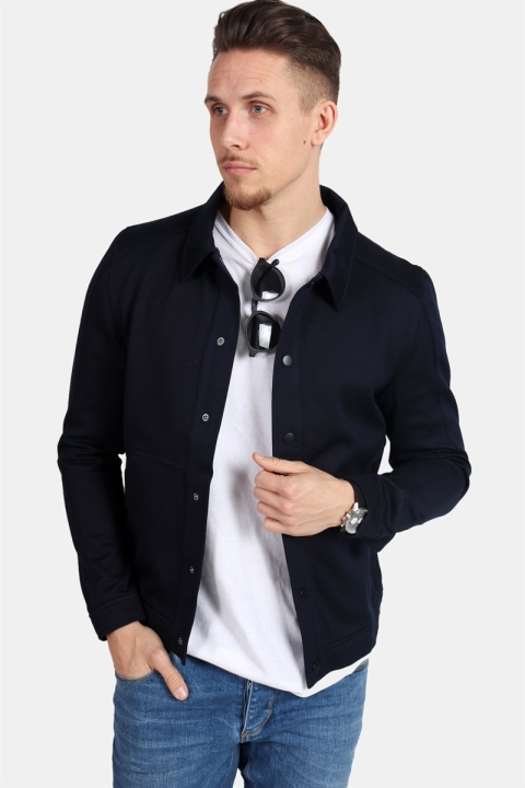 Selected Matt LS Sweat Koszule B Dark Sapphire