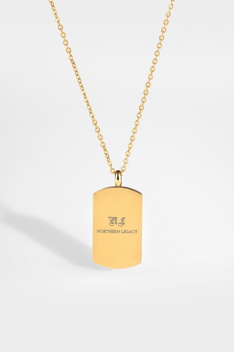 Northern Legacy Vegvisir Tag Naszyjniki Guld