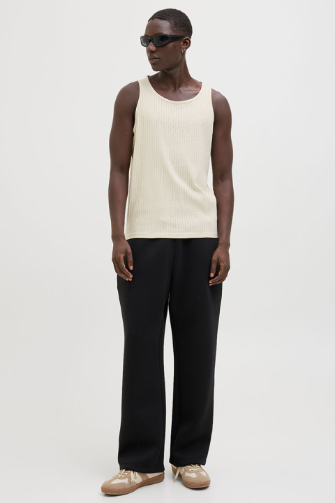 Jack & Jones Infinity Rib Tank Top Cloud Dancer