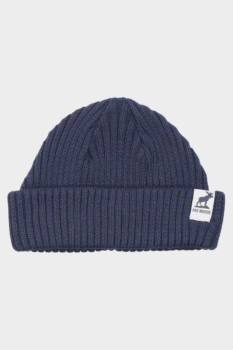 Fat Moose Fat Beanie czapka bez daszka Navy