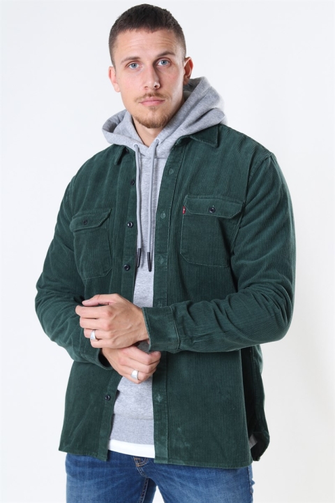 Levis Jackson Worker Corduroy Koszule Python Green