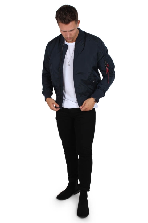 Alpha Industries MA-1 TT Bomber Kurtki Rep Blue