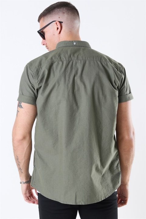 Kronstadt Johan Oxford Washed Koszule Moos