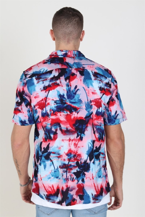 Only & Sons Oliver SS Printed Koszule Dark Blue