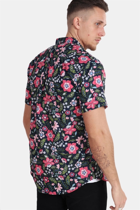 Kronstadt Johan Exotic S/S Koszule Navy 11