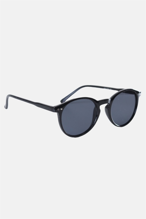 Fashion 1381 Panto Black okulary słoneczne Grey Lens