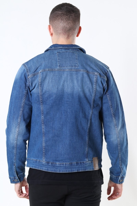 Only & Sons Coin Life Trucker Kurtki 8615 Denim Blue