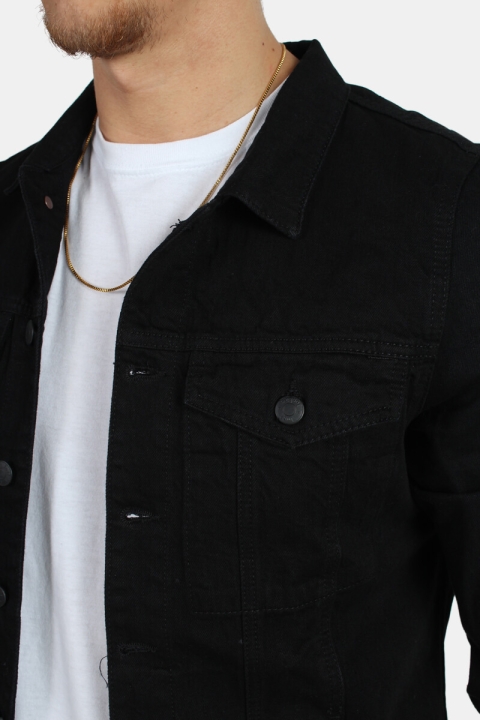 Just Junkies Depart Black Snake Denim Kurtki Black